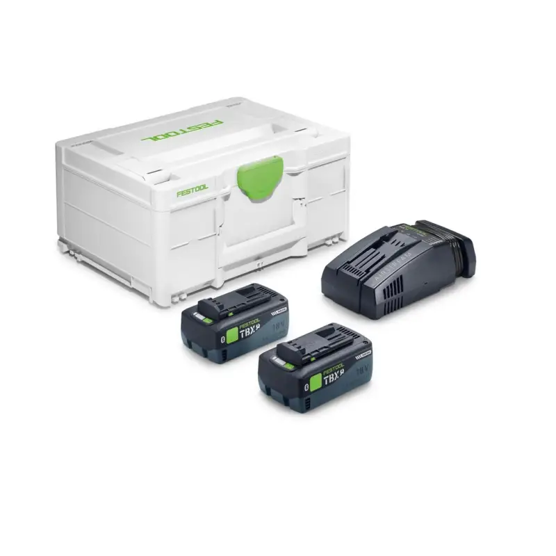 Festool Energie-Set SYS 18V 2xTBX8/SCA16 für alle 18 Volt Geräte 8,0 Ah 578814 Rabatt