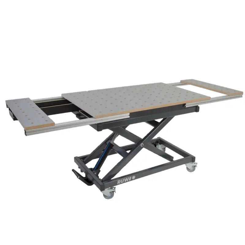 RUWI Hubtisch Classic Lochrasterplatte mit Auszugsfunktion 21067 Sonderangebot