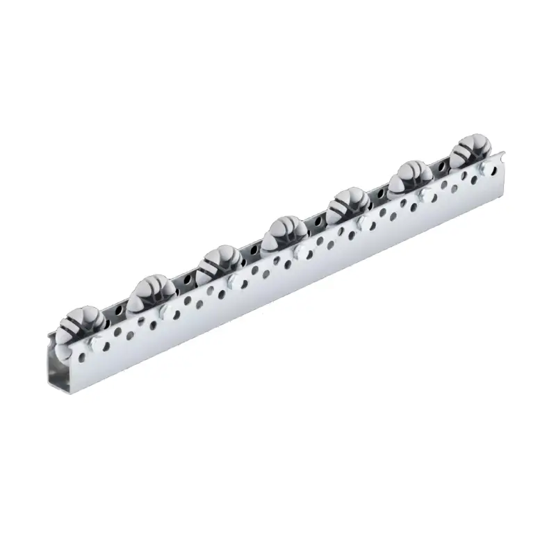 Alleseiten Rollschiene AR10 Polyamid Teilung 125 mm Neuheit