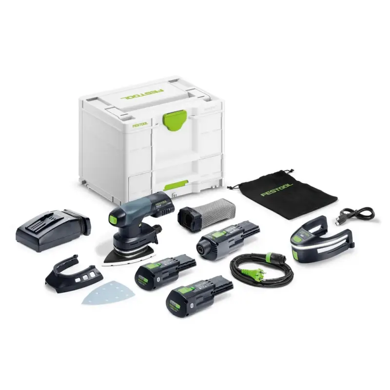 Abverkauf Festool Akku Deltaschleifer DTSC 400 3,0 I-Set 18 V Bluetooth staubfrei 578851