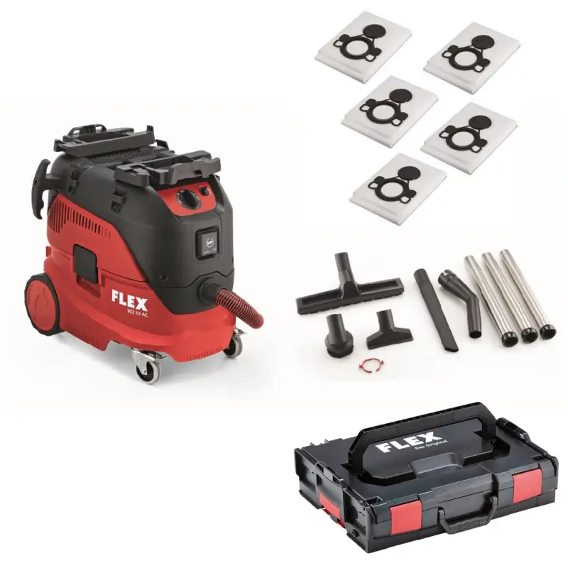 Flex Sicherheitssauger VCE 33 L AC-Set 230/CEE Filtersack FS-F VCE 33-44 L/M TK Knallerangebot